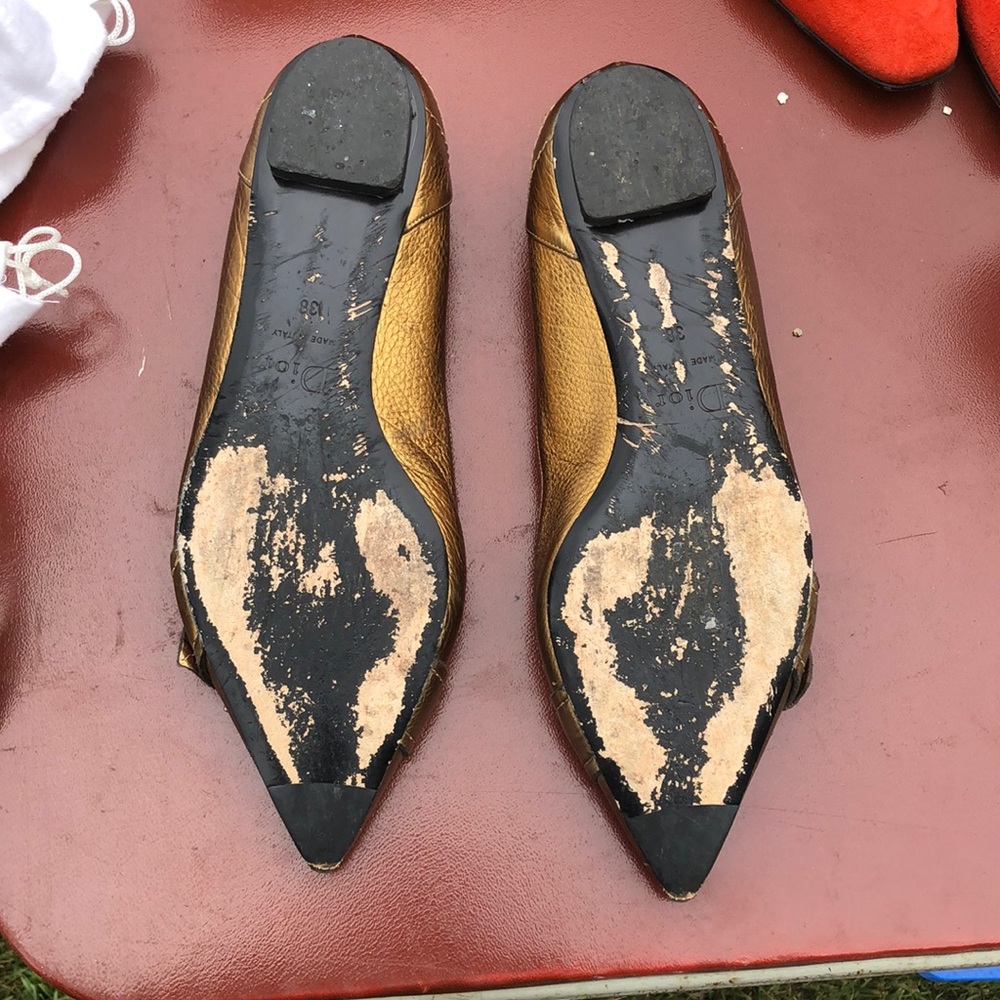 Bronze Dior shoes - Picture 3 of 4